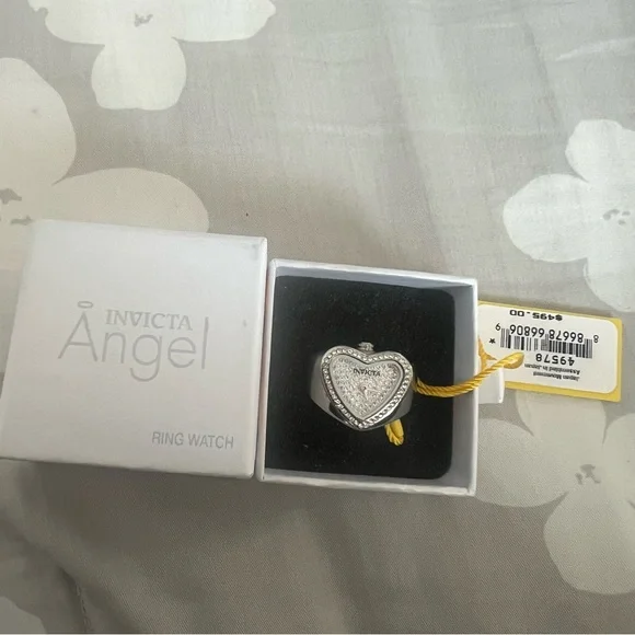 Invicta Angel Heart Ring Watch - Picture 1 of 3
